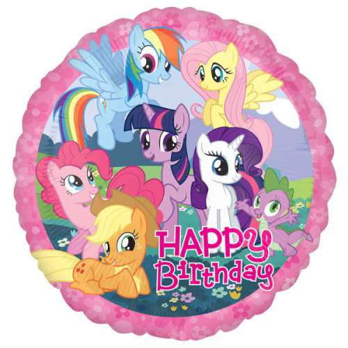My Little Pony Birthday Balloon - Foil - Click Image to Close